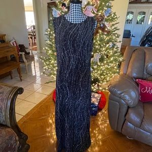 Long, Sparkly Gown — Great for Parties or Halloween Costume as Miss America
